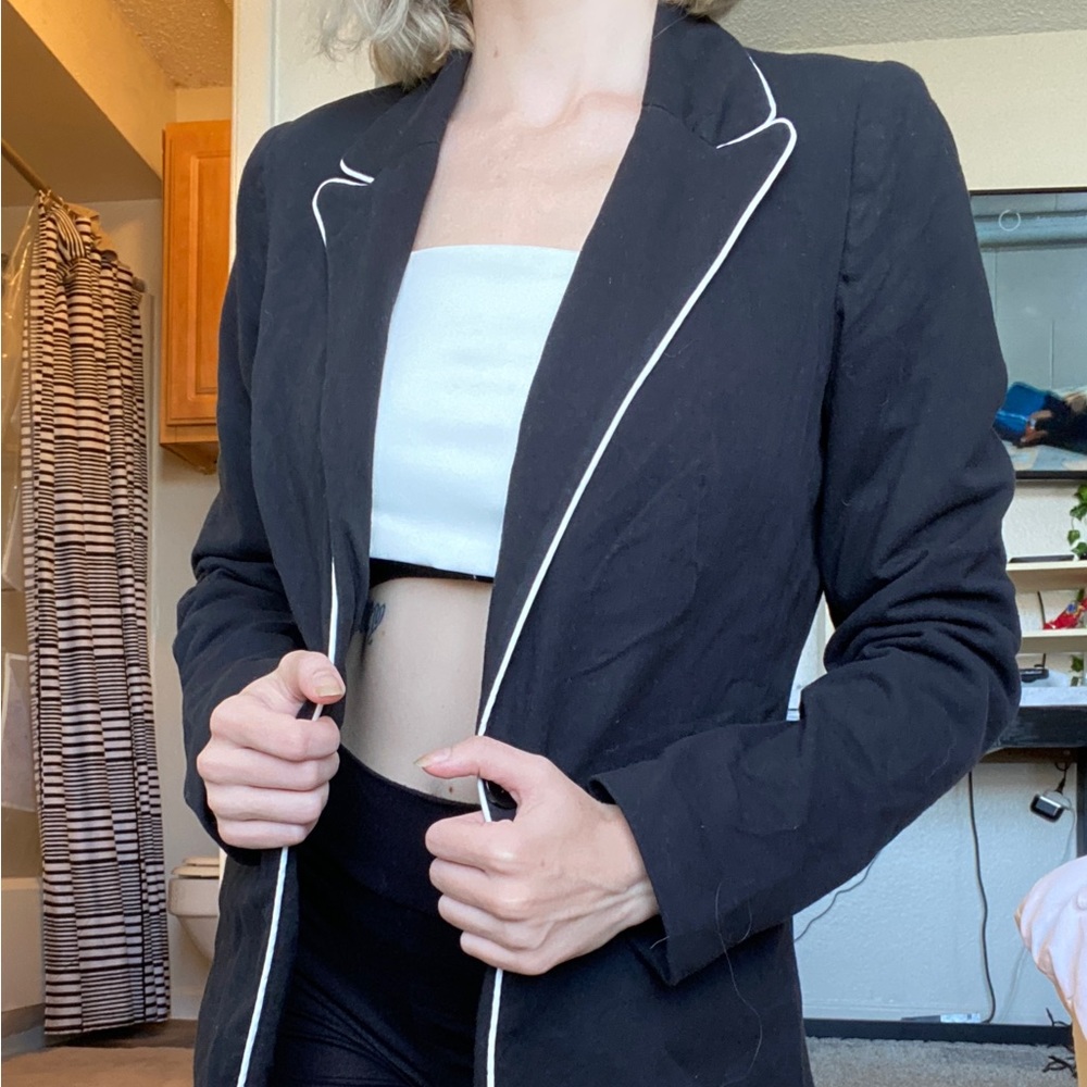 Classic Black Blazer